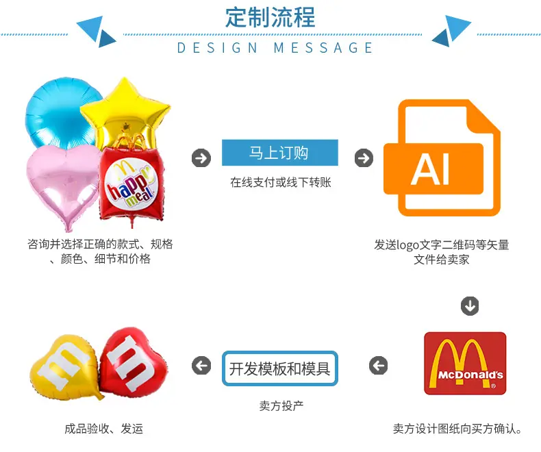广告气球定制铝膜气球