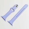 Correa de silicona Spot para reloj de Apple, correa de silicona de cintura pequeña con hebilla única de color sólido