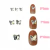 Arte de Uñas Grande, Mediano y Pequeño Mariposa de Cristal Fondo Puntiagudo Diamante Super Brillante Diamante para Uñas Diamante para Uñas Multicolor Joyería de Uñas Diamante de Mariposa Popular