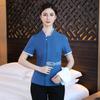 Limpieza Ropa de Trabajo Manga Corta Verano Femenina Propiedad Hotel Habitación de Huéspedes Hotel Limpieza Tía Camarero Talla Grande Traje Pa