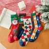 Calcetines Navideños Nuevos Transfronterizos de Amazon para Hombres y Mujeres en Otoño e Invierno Calcetines de Media Pantorrilla Lindos de Dibujos Animados Calcetines de Algodón Venta al Por Mayor en Aliexpress