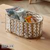 Cesta de Almacenamiento Transfronteriza Personalizada Cuerda de Papel Tejida a Mano Juego de Cajas de Almacenamiento Sala de Estar Dormitorio Escritorio Cesta de Almacenamiento para Varios