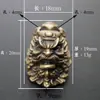 Colgante de cuchillo hecho a mano con calavera de Zhongkui de latón con paracord, colgante personalizado estilo europeo EDC para exteriores, colgante de llave DIY