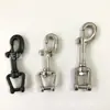 Gancho Simples de Aço Inoxidável, Equipamento Marítimo, Acessórios para Guia de Animal de Estimação, Gancho Simples Giratório, Mosquetão Giratório para Cachorro