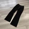 Estilo Parisino Vibe Estilo Americano Marca de moda de alta calle Pantalones vaqueros rectos de tubo micro negros lijados y lavados ajustados para hombre y mujer Algodón
