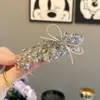 Pinza para el Cabello de Flor con Pedrería Vintage para Mujer, Pasador de Moño, Pinza para Flequillo, Pinza Lateral, Accesorio para el Cabello de Lujo Ligero, Pasador, Pinza BB