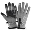 Guantes de ciclismo deportivos cálidos impermeables con forro polar a prueba de viento, antideslizantes, de dedo completo, para exteriores, fitness, pesca, de dedo largo