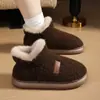 Novos sapatos de algodão pelúcia de inverno 2026 para mulheres, com forro de fleece adicional e solas espessadas, antiderrapantes, adequados para casais, uso interno e externo, também disponíveis para homens