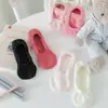 Meias femininas invisíveis de corte baixo de corte baixo primavera e outono verão antiderrapante antiderrapante calcanhar ins da moda rosa verão meias finas