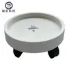 Base/Bandeja para Vaso de Flores Móvel Atacado Rodas Universais Redonda Com Rodas Bandeja de Coleta de Água de Plástico Base Temperada