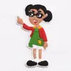 El Chavo Zapatos de Payaso Zapatos con Flores Accesorios para Zapatos PVC Dibujos Animados Hebilla para Zapatos con Agujeros Accesorios para Zapatos Funda de Teléfono Móvil Parche para DIY