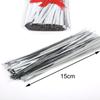 Fábrica en stock alambre plástico brida para cables hecho a mano diy hecho en casa accesorios de joyería alambre dorado material de cinta accesorios al por mayor