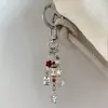 2026 Nuevo Colgante de Carrillón de Viento Hoja de Arce Cadena para Teléfono Decoración de Funda Cadena Colgante para Bolso Llavero de Cámara Colgante para Colgar en Ins para Niñas