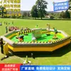 Máquina Giratoria Inflable Comercial para Múltiples Personas, Rueda Giratoria Inflable de Eliminación de Obstáculos, Divertido Accesorio de Actividad de Calentamiento para Formación de Equipos