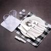 Conjunto de Talheres para Piquenique ao Ar Livre, Acessórios de Talheres para Mochila de Acampamento ao Ar Livre, Faca, Garfo, Colher, Faca de Manteiga, Prato para Acampamento