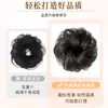Postizo de moño para mujer, Fabricante realista de moños para el cabello, Moño bajo para novias, Postizo esponjoso de estilo tradicional