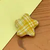 Accesorios para Joyería de Corazón a Cuadros Retro Estrella de Cinco Puntas DIY Pasador para el Cabello Zapatos y Calcetines Accesorios para el Cabello Bolsas Broches de Tela