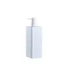 Garrafa Quadrada de 750ml Garrafa de Shampoo Garrafa de Gel de Banho Detergente de Lavanderia Garrafa Plástica Recarregável para Cuidados com Animais Tipo Pressão