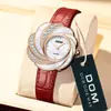 Relógio Feminino, Luxo Leve, Mostrador Oval de Madrepérola, Fashion e Moderno, Cravejado com Diamantes, Versátil, Relógio Feminino a Quartzo