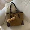 Bolso Tote Grande de Gran Capacidad Elegante Nuevo Otoño e Invierno 2025 Moda Tendencia Coreana Ins para Mujer Bolso de Hombro