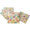 Guardanapos de Casamento Personalizados Guardanapos Quadrados Coloridos Impressos Decoração de Casamento Papel Logotipo Personalizado Guardanapos para Comida Ocidental