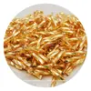 Super excelente tubo torcido preenchido com prata nacional tubo espiral dourado-prata contas para pulseira DIY contas soltas acessórios de joias