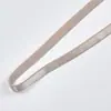 Atacado do fabricante fita de poliéster elástica de 0,6 cm, alças elásticas para sutiã e lingerie, fita elástica multicolorida com acabamento fosco