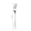 Conjunto de Talheres de Aço Inoxidável Transfronteiriço para Uso Doméstico, Criativo Faca de Bife Ocidental Cor Dourada, Garfo, Colher e Colher de Café, Produto Transfronteiriço Mais Vendido