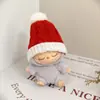 Llavero de Primera, Segunda y Tercera Generación Labubu Ropa Caja Sorpresa Ropa de Muñeca Labubu Gorro Navideño Bufanda Suéter Traje