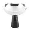 Plato de Frutas Asimétrico de Metal con Base de Mármol de Lujo Ligero, Adornos para Hotel, Club, Nuevo Estilo Chino, Snack, Frutero
