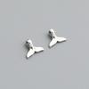 Prata Esterlina S925 Mini Pingente de Cauda de Sereia Acessórios DIY Pulseira de Contas Colar Joias com Contas Material de Pingente