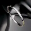 Pulsera Popular Transfronteriza de Acero de Titanio Brillante para Mujer, Pulsera de Acero Inoxidable para Niñas, Pulsera de Gama Alta que No se Desvanece al por Mayor