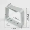 YOUYSI-FTTH Accesorios de Conexión de Fibra Óptica Carrete Enrollador de Cable de Fibra Óptica Anillo de Gestión de Cables Base de Fijación Bloque de Prensado de Pigtail