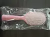 Peine Masajeador Portátil con Diseño Hueco, Color Macarrón, Forma de Costillas, para Uso en Casa, Cabello Esponjoso, Amigable para Estudiantes, Fabricante