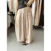 Ulour/U Estilo Coreano de Verano Bolsillo Simple Diseño Plisado Versátil Corte de Tijera Pantalones Casuales 20377 (con cuerda para la cintura)