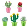 Festival del Bote del Dragón Verano Suculenta Cactus Bola de Panal Adornos Fiesta de Cumpleaños Temática Colgantes Creativos Forma Especial Decorativos Props