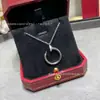 Cadena de Uñas con Diamantes Completos, Versión de Alta Gama Chapada en Oro Rosa de 18 Quilates, Cadena de Uñas Clásica con Diamantes Completos, Cadena Gruesa, Estilo Europeo y Americano