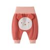 Pantalones de Bebé Gran Pedo Bebé Hombres y Mujeres Otoño e Invierno Forrados de Polar Engrosados Cálidos Sueltos Pantalones tipo Harlan Cintura Alta Pantalones pp