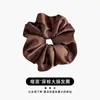 Elástico de Cabelo Elegante de Alta Qualidade para Rabo de Cavalo, Acessório de Cabelo para Coque, Scrunchie de Chiffon Multicamadas Leve da Moda Coreana Atacado