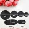 Lámina no tejida material para accesorios para el cabello DIY cuerda para el cabello pasador sombrero base para hacer flores accesorio de fijación