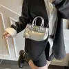Bolso de Mujer con Cierre Rápido, Bolso Tipo Kelly de un Solo Hombro con Textura Elegante, Nueva Moda para Primavera y Verano, Bolso de Mano Versátil, Bolso Cruzado de Gran Capacidad