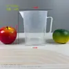 Taza medidora de PC de grado alimenticio de fábrica para tiendas de té de leche, Taza medidora de plástico con escala, Gran capacidad, Múltiples especificaciones, con tapa, Cilindro medidor comercial