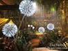 Lámpara LED de diente de león iluminación exterior impermeable fibra luminosa lámpara de caña decoración exterior de césped lámpara de paisaje para patio
