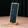 Soporte de Exhibición de Collares de Madera Maciza Simple Exclusivo Transfronterizo Perchas para Joyería Tablero de Exhibición Estante para Joyería Colgante