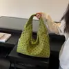 Bolso de mano minimalista de lunares transfronterizo, nuevo bolso de pana versátil de moda 2026, bolso de hombro elegante y moderno