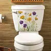 Brup Fresh Flor Silvestre Pegatina para Inodoro Impermeable Estilo Pastoral Pegatina Decorativa de Pared Br5049C