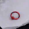 Moto comercio electrónico transfronterizo acero inoxidable anillo oscuro para la nariz serie murciélago anillo para el tabique nasal pendientes anillo de herradura anillo cerrado