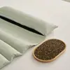 Almofada de trigo sarraceno proteção para o pescoço altura ajustável para dormir adulto tração para lordose almofada cilíndrica núcleo da almofada