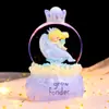Bola de Cristal Musical con Nieve y Luz Estilo Ins Soñador Nube Flotante Canción de Amor, Exquisito Regalo para Niñas, Dropshipping