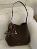 Bolso cruzado de gran capacidad para mujer, de alta gama, estilo Maillard, de una sola compartimento, para llevar en la axila o cruzado, Tote transfronterizo, Nuevo para Otoño e Invierno 2025